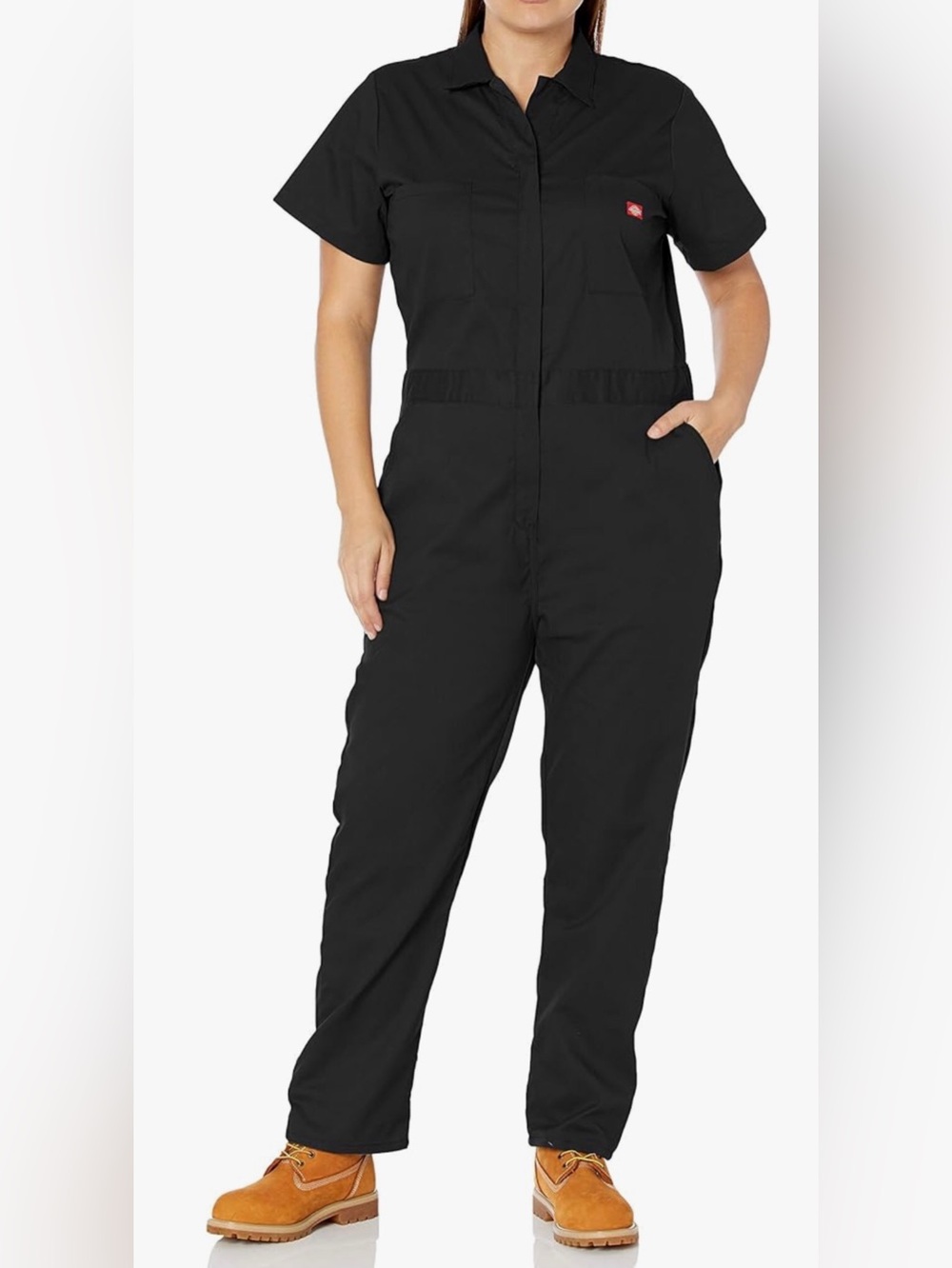 Dickies Womens Plus Flex Cooling Short Sleeve Coverall Lightweight Jumpsuit 2X